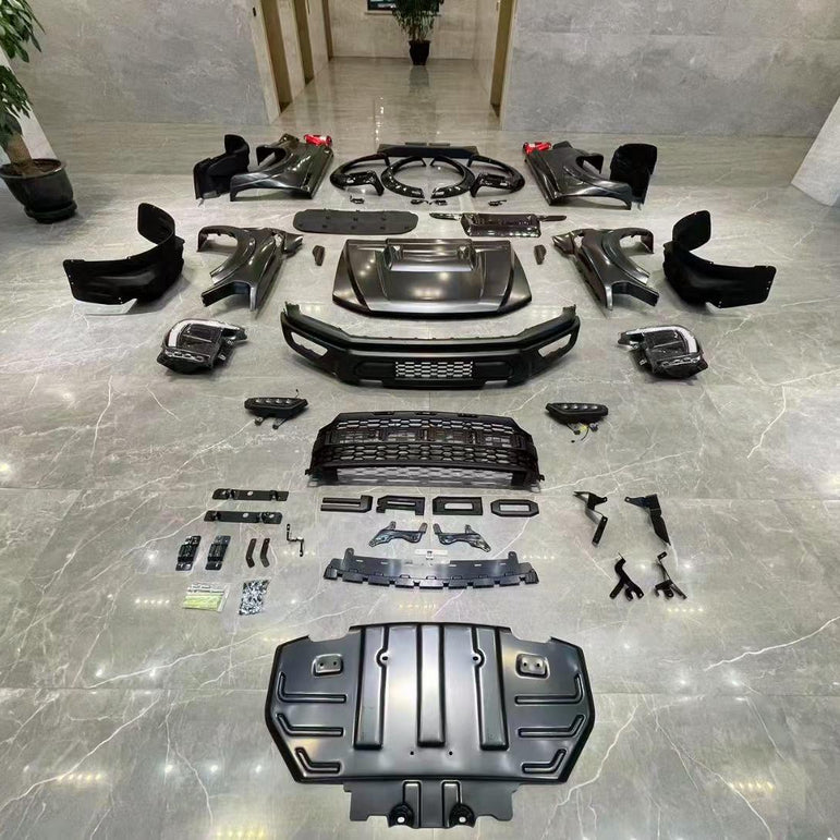 Ford Raptor F150 2015-2020 to 2021+ Complete Conversion Kit Aftermarket Carbon Fiber Part / Bodykit - Robot Bodykits