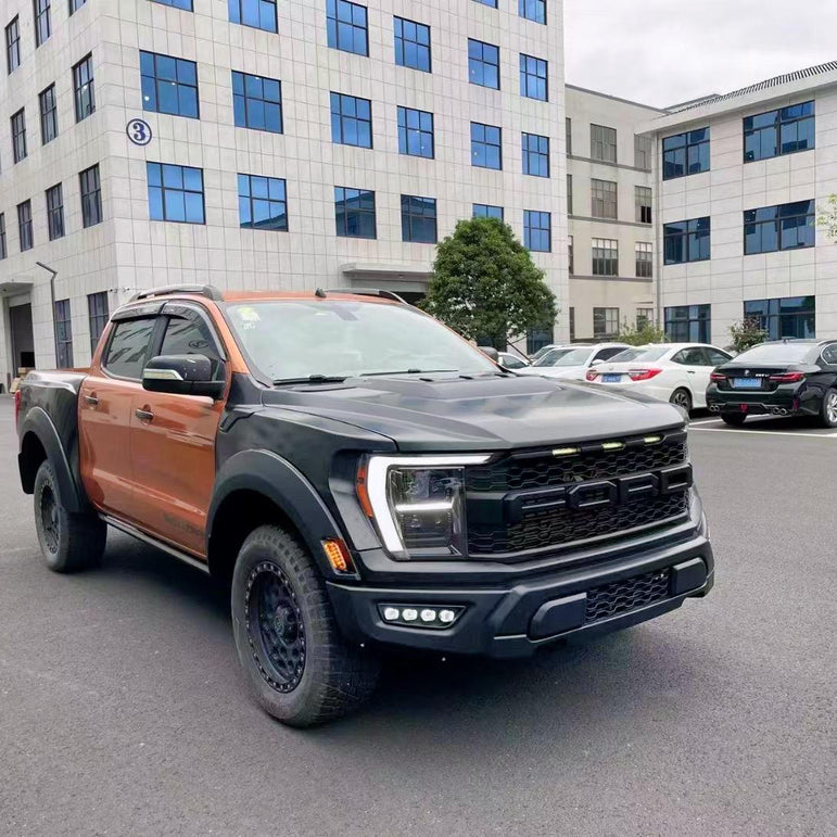 Ford Raptor F150 2015-2020 to 2021+ Complete Conversion Kit Aftermarket Carbon Fiber Part / Bodykit - Robot Bodykits