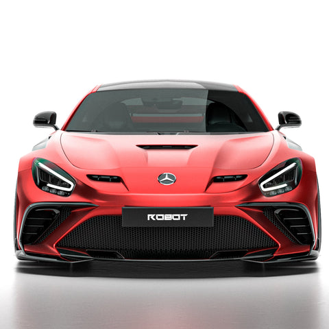 Front Bumper & Bonnet - ROBOT AMG GT Paragon FRP/ WCF Front Bumper & Bonnet for Mercedes-AMG GT (C190) Models Aftermarket Carbon Fiber Part / Bodykit - Robot Bodykits