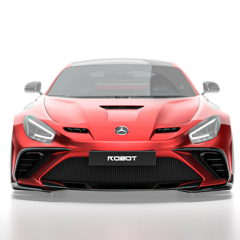 Front Bumper & Bonnet - ROBOT AMG GT Paragon FRP/ WCF Front Bumper & Bonnet for Mercedes-AMG GT (C190) Models Aftermarket Carbon Fiber Part / Bodykit - Robot Bodykits