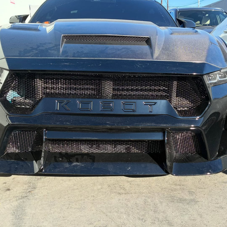 Front Bumper - ROBOT Ford Mustang S650 JEDI FRP/ WCF Front Bumper for Ford Mustang S650 Models Aftermarket Carbon Fiber Part / Bodykit - Robot Bodykits