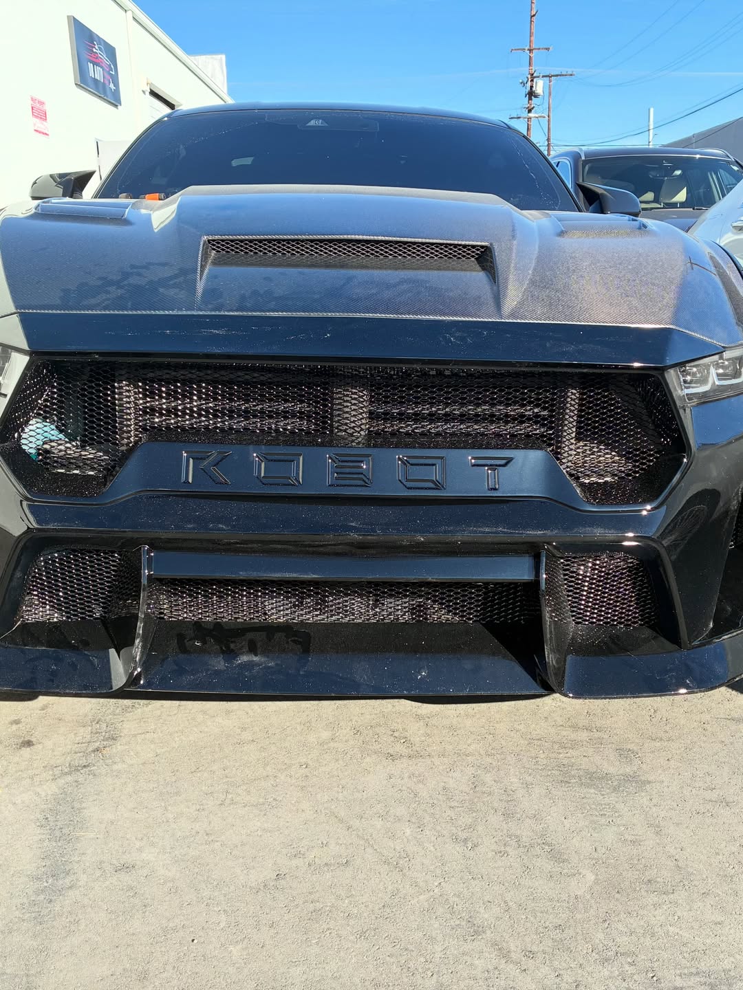 Front Bumper - ROBOT Ford Mustang S650 JEDI FRP/ WCF Front Bumper for Ford Mustang S650 Models Aftermarket Carbon Fiber Part / Bodykit - Robot Bodykits