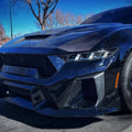 Front Bumper - ROBOT Ford Mustang S650 JEDI FRP/ WCF Front Bumper for Ford Mustang S650 Models Aftermarket Carbon Fiber Part / Bodykit - Robot Bodykits