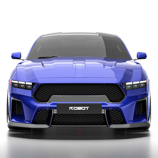 Front Bumper - ROBOT Ford Mustang S650 JEDI FRP/ WCF Front Bumper for Ford Mustang S650 Models Aftermarket Carbon Fiber Part / Bodykit - Robot Bodykits