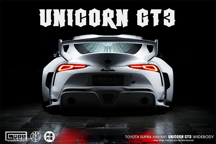 Geex Village Unicorn GT3 Toyota Supra Widebody Carbon / FRP Bodykit Aftermarket Carbon Fiber Part / Bodykit - Robot Bodykits