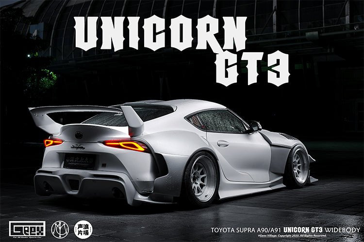 Geex Village Unicorn GT3 Toyota Supra Widebody Carbon / FRP Bodykit Aftermarket Carbon Fiber Part / Bodykit - Robot Bodykits