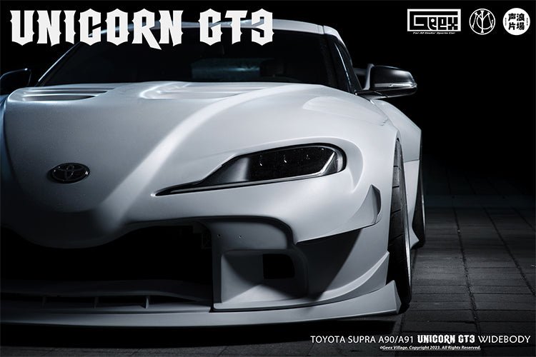 Geex Village Unicorn GT3 Toyota Supra Widebody Carbon / FRP Bodykit Aftermarket Carbon Fiber Part / Bodykit - Robot Bodykits