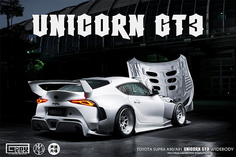 Geex Village Unicorn GT3 Toyota Supra Widebody Carbon / FRP Bodykit Aftermarket Carbon Fiber Part / Bodykit - Robot Bodykits