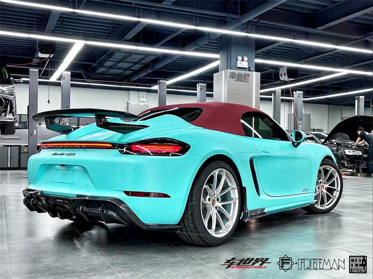 Geex x Freeman Studio Porsche 718 Boxster Carbon Fibre Aero Kit Aftermarket Carbon Fiber Part / Bodykit - Robot Bodykits