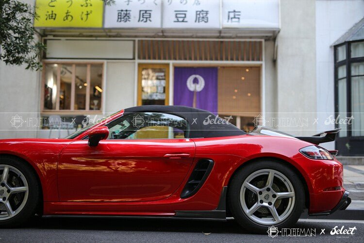 Geex x Freeman Studio Porsche 718 Boxster Carbon Fibre Aero Kit Aftermarket Carbon Fiber Part / Bodykit - Robot Bodykits