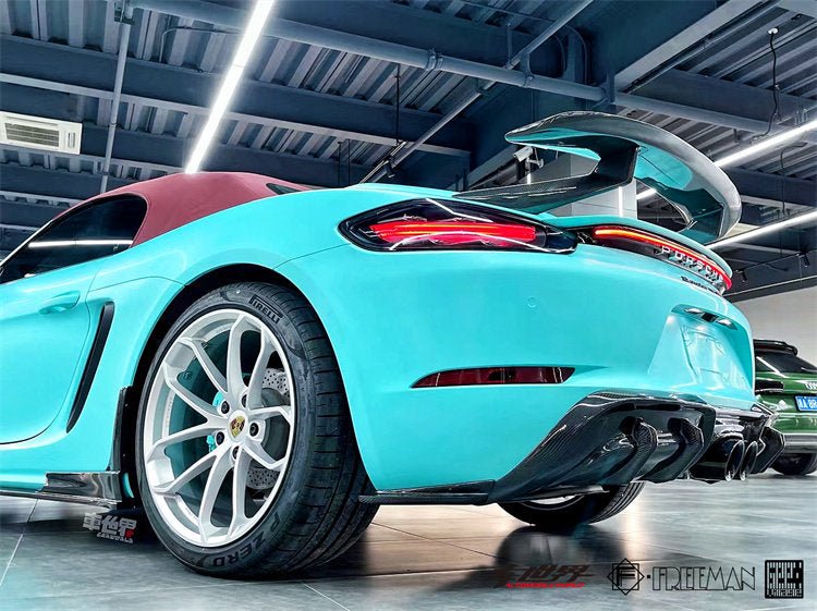 Geex x Freeman Studio Porsche 718 Boxster Carbon Fibre Aero Kit Aftermarket Carbon Fiber Part / Bodykit - Robot Bodykits