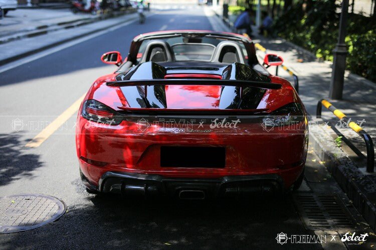 Geex x Freeman Studio Porsche 718 Boxster Carbon Fibre Aero Kit Aftermarket Carbon Fiber Part / Bodykit - Robot Bodykits