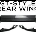 GT-Style Rear Wing - ROBOT S550/S650 ROBOT-GTD FRP/ WCF GT-Style Rear Wing for Ford Mustang S550 & S650 Models Aftermarket Carbon Fiber Part / Bodykit - Robot Bodykits