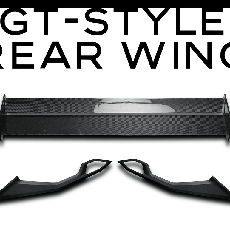 GT-Style Rear Wing - ROBOT S550/S650 ROBOT-GTD FRP/ WCF GT-Style Rear Wing for Ford Mustang S550 & S650 Models Aftermarket Carbon Fiber Part / Bodykit - Robot Bodykits