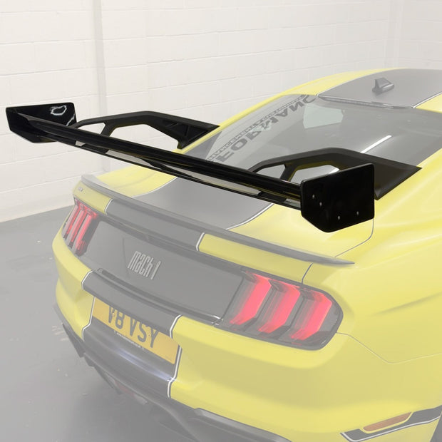 GT-Style Rear Wing - ROBOT S550/S650 ROBOT-GTD FRP/ WCF GT-Style Rear Wing for Ford Mustang S550 & S650 Models Aftermarket Carbon Fiber Part / Bodykit - Robot Bodykits