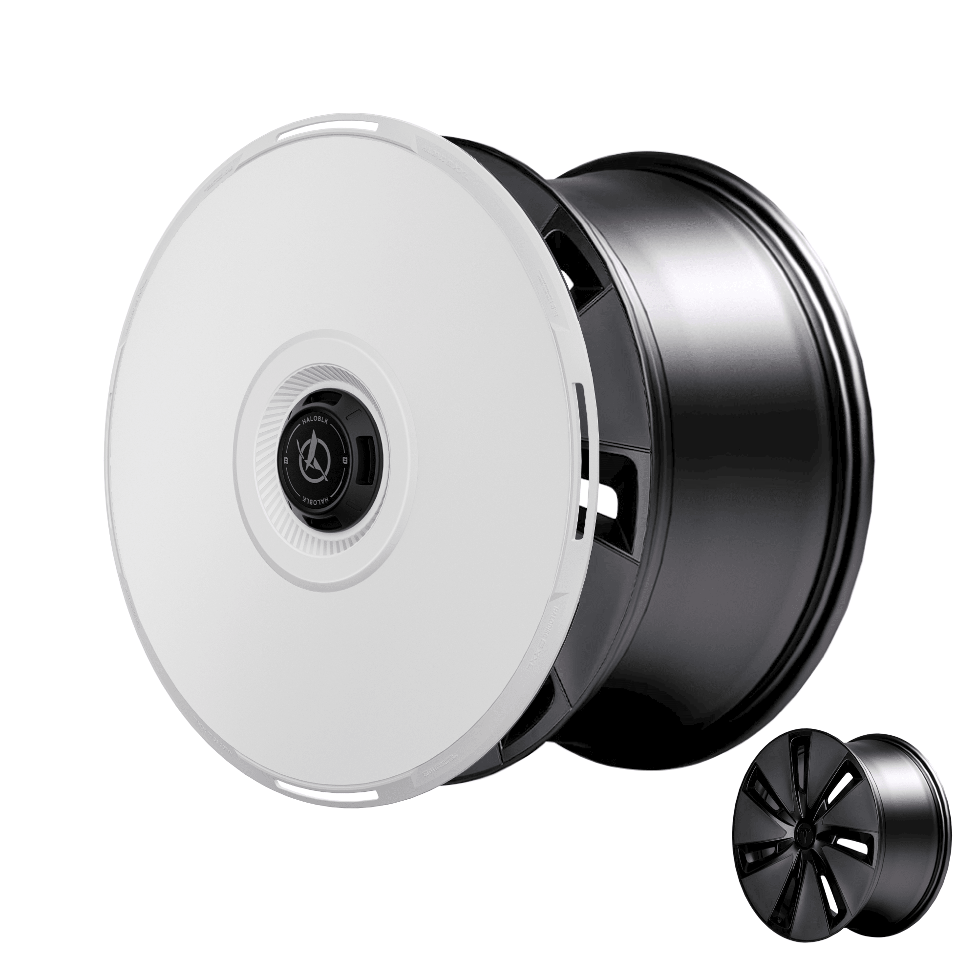 HALODISC 2 Tesla Wheel Covers 丨RTP Aftermarket Carbon Fiber Part / Bodykit - Robot Bodykits