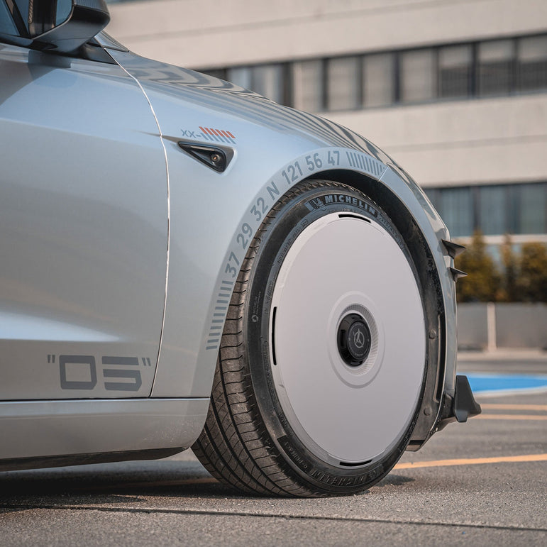 HALODISC 2 Tesla Wheel Covers 丨RTP Aftermarket Carbon Fiber Part / Bodykit - Robot Bodykits