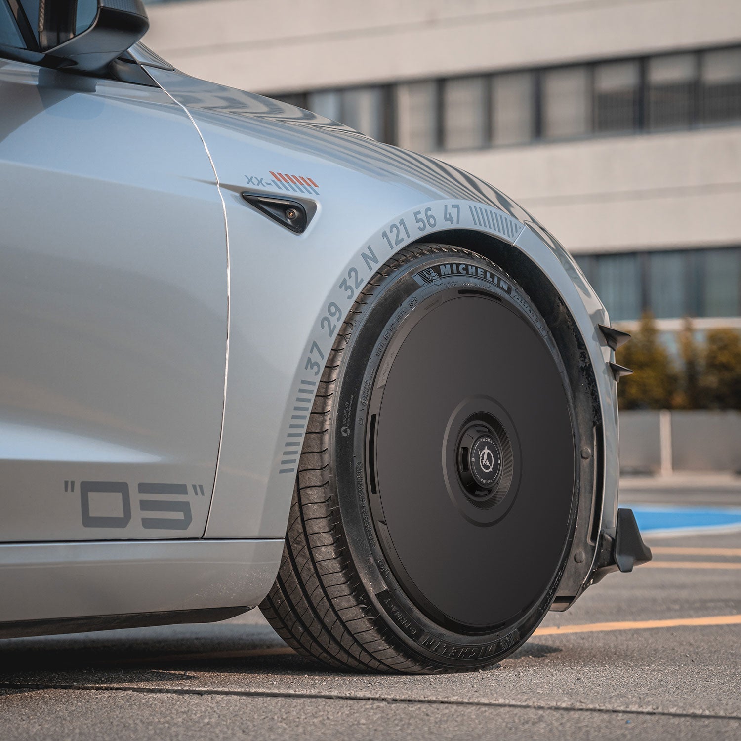 HALODISC 2 Tesla Wheel Covers 丨RTP Aftermarket Carbon Fiber Part / Bodykit - Robot Bodykits