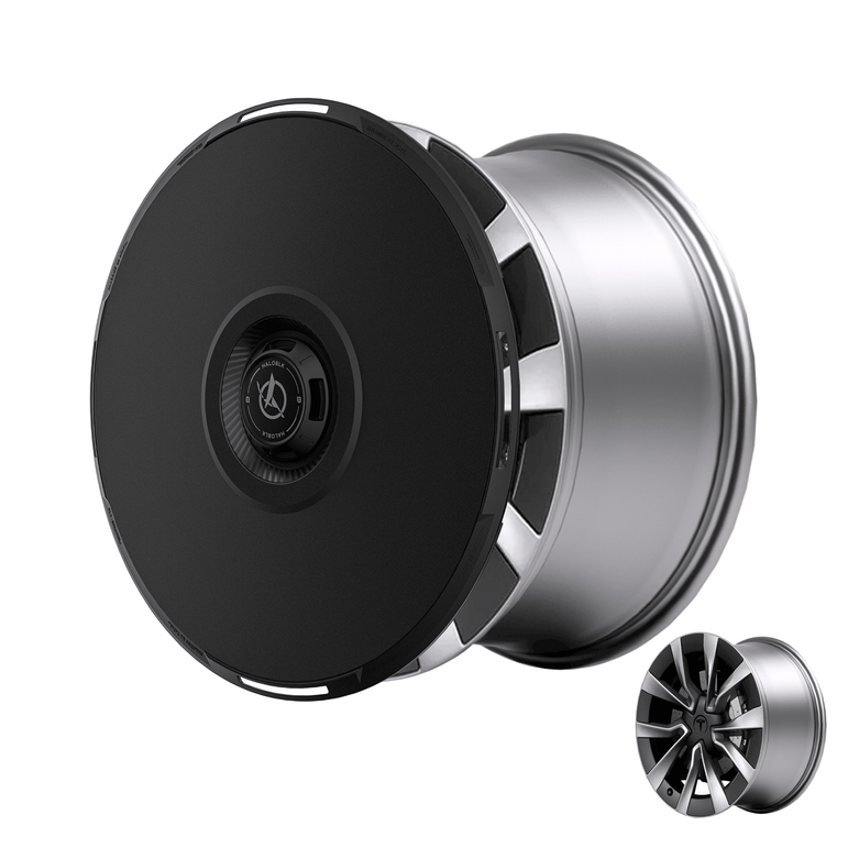 HALODISC 2 Tesla Wheel Covers 丨RTP Aftermarket Carbon Fiber Part / Bodykit - Robot Bodykits