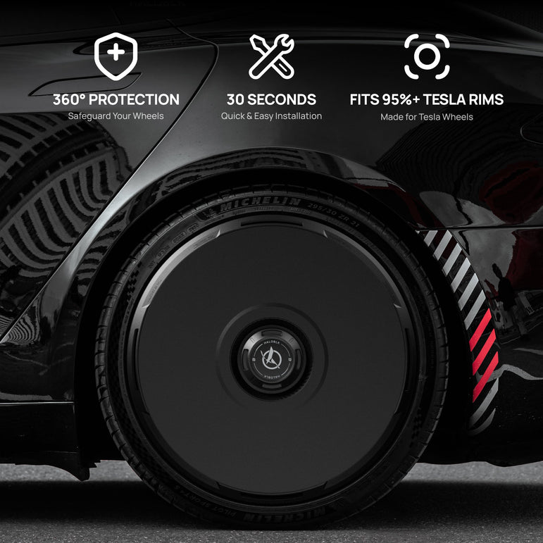 HALODISC 2 Tesla Wheel Covers 丨RTP Aftermarket Carbon Fiber Part / Bodykit - Robot Bodykits