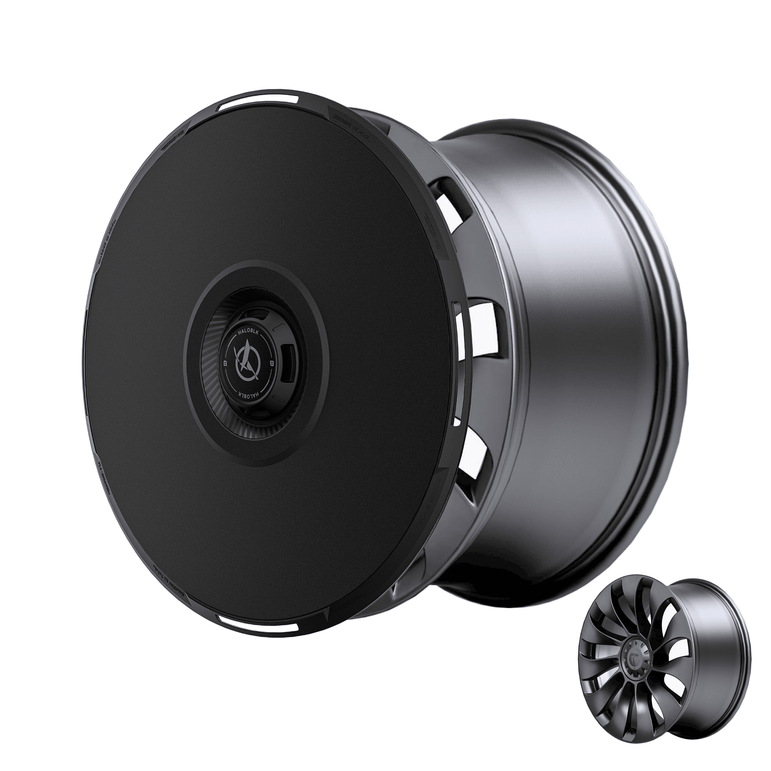 HALODISC 2 Tesla Wheel Covers 丨RTP Aftermarket Carbon Fiber Part / Bodykit - Robot Bodykits