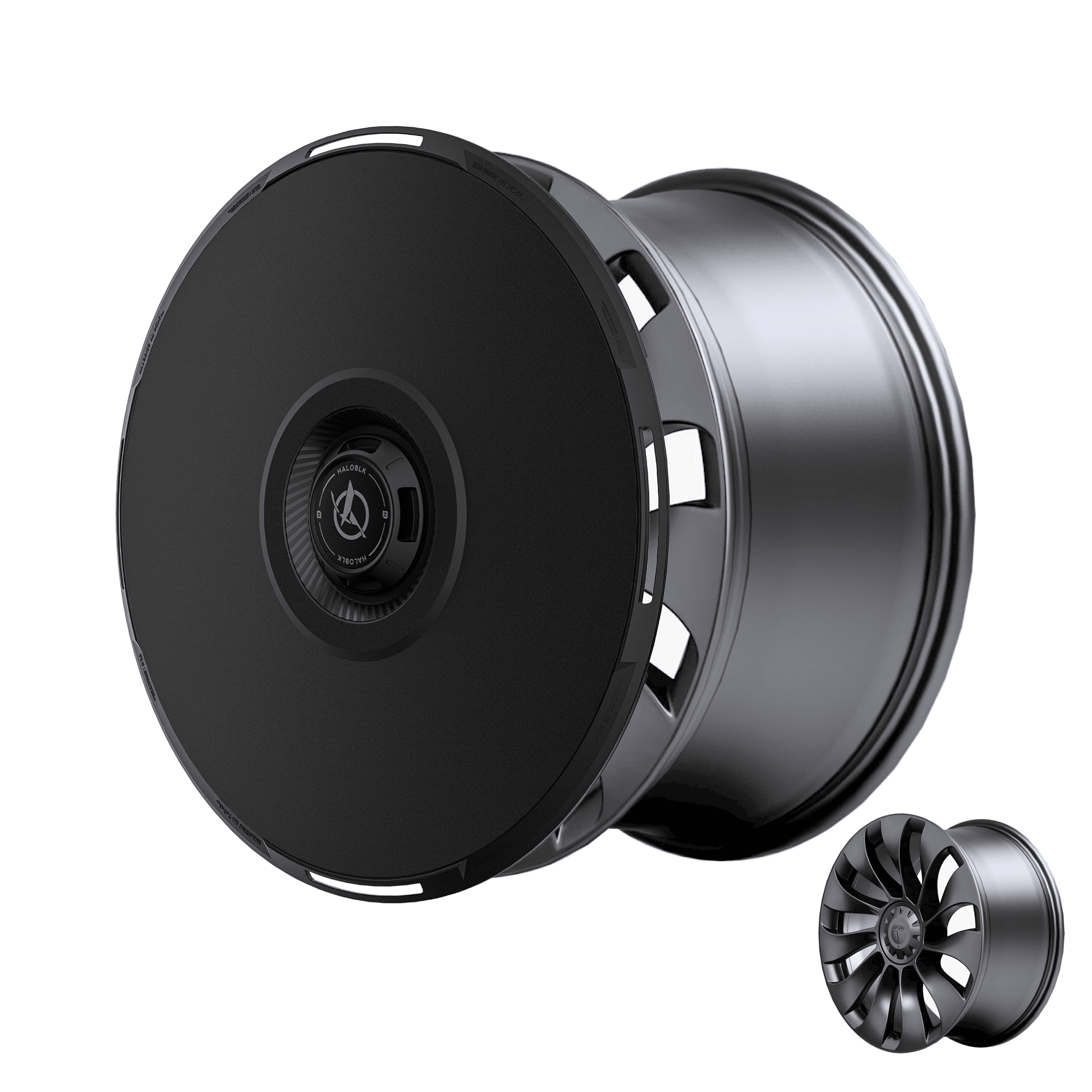 HALODISC 2 Tesla Wheel Covers 丨RTP Aftermarket Carbon Fiber Part / Bodykit - Robot Bodykits