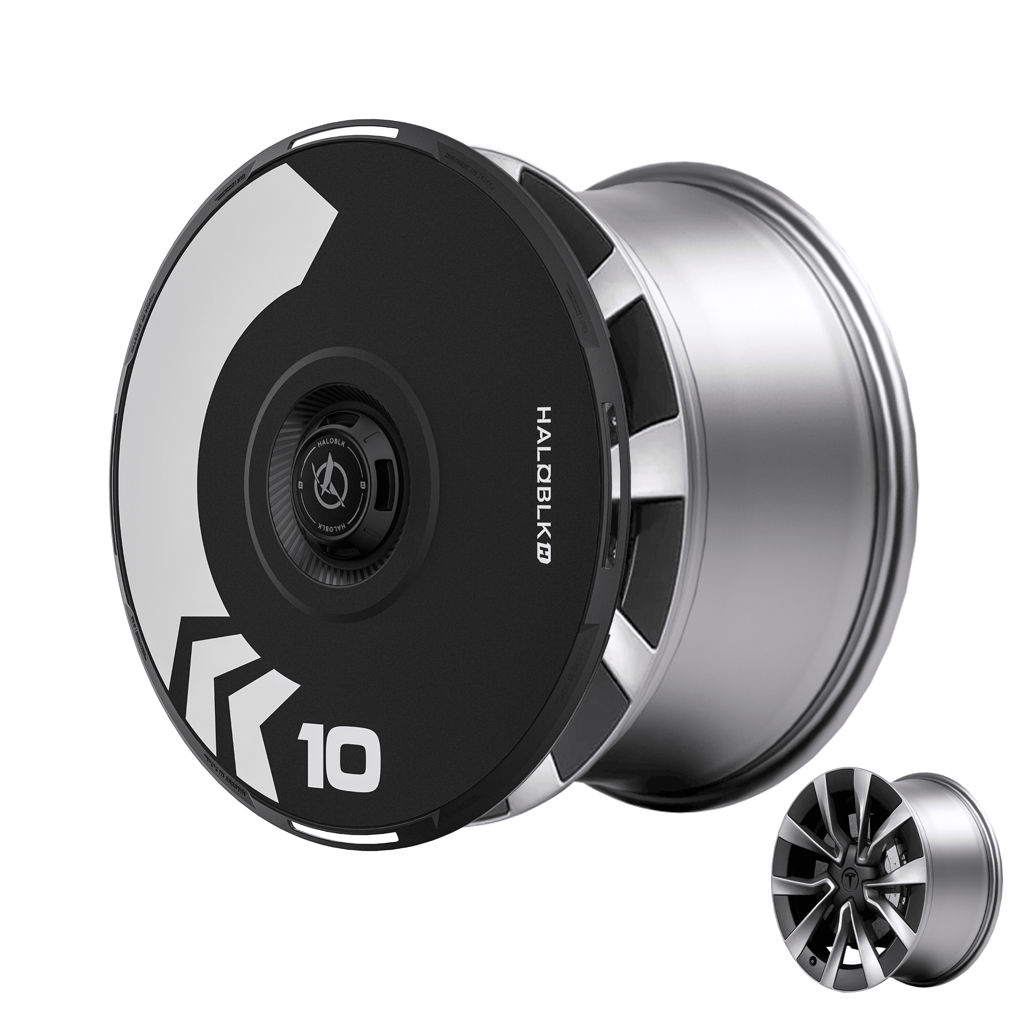 HALODISC 2 Tesla Wheel Covers丨Arrow Aftermarket Carbon Fiber Part / Bodykit - Robot Bodykits