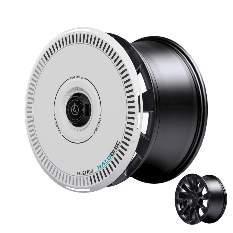 HALODISC 2 Tesla Wheel Covers丨Charging Aftermarket Carbon Fiber Part / Bodykit - Robot Bodykits