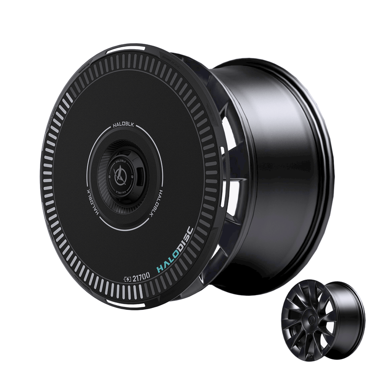 HALODISC 2 Tesla Wheel Covers丨Charging Aftermarket Carbon Fiber Part / Bodykit - Robot Bodykits