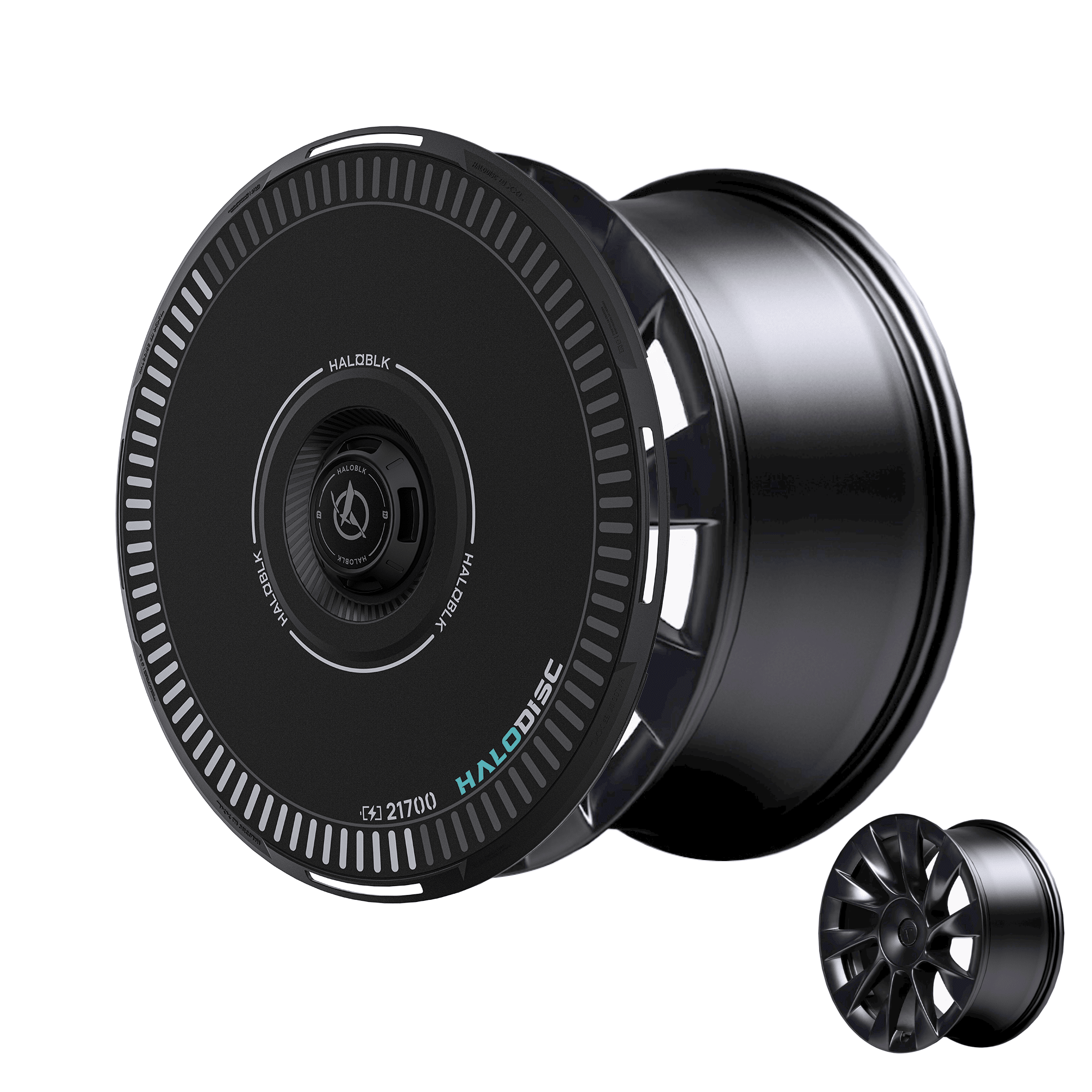HALODISC 2 Tesla Wheel Covers丨Charging Aftermarket Carbon Fiber Part / Bodykit - Robot Bodykits