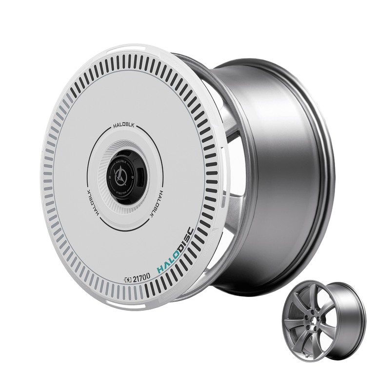 HALODISC 2 Tesla Wheel Covers丨Charging Aftermarket Carbon Fiber Part / Bodykit - Robot Bodykits