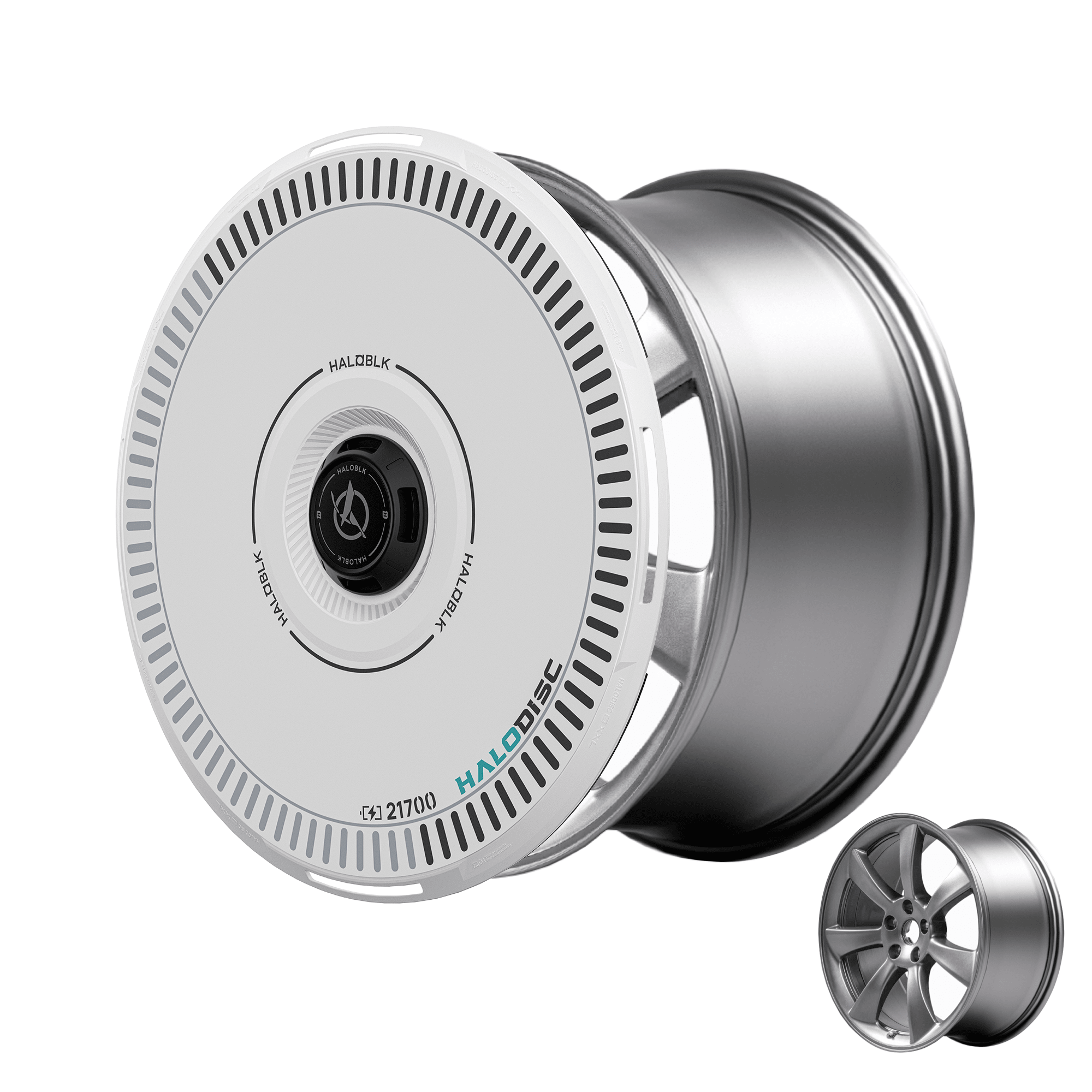HALODISC 2 Tesla Wheel Covers丨Charging Aftermarket Carbon Fiber Part / Bodykit - Robot Bodykits