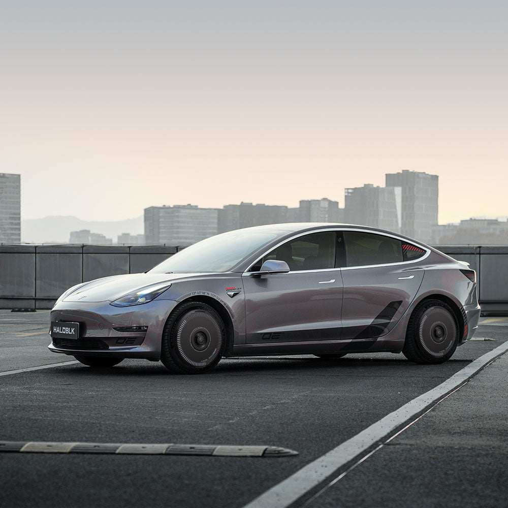 HALODISC 2 Tesla Wheel Covers丨Charging Aftermarket Carbon Fiber Part / Bodykit - Robot Bodykits