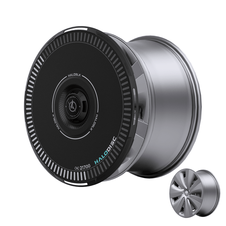 HALODISC 2 Tesla Wheel Covers丨Charging Aftermarket Carbon Fiber Part / Bodykit - Robot Bodykits