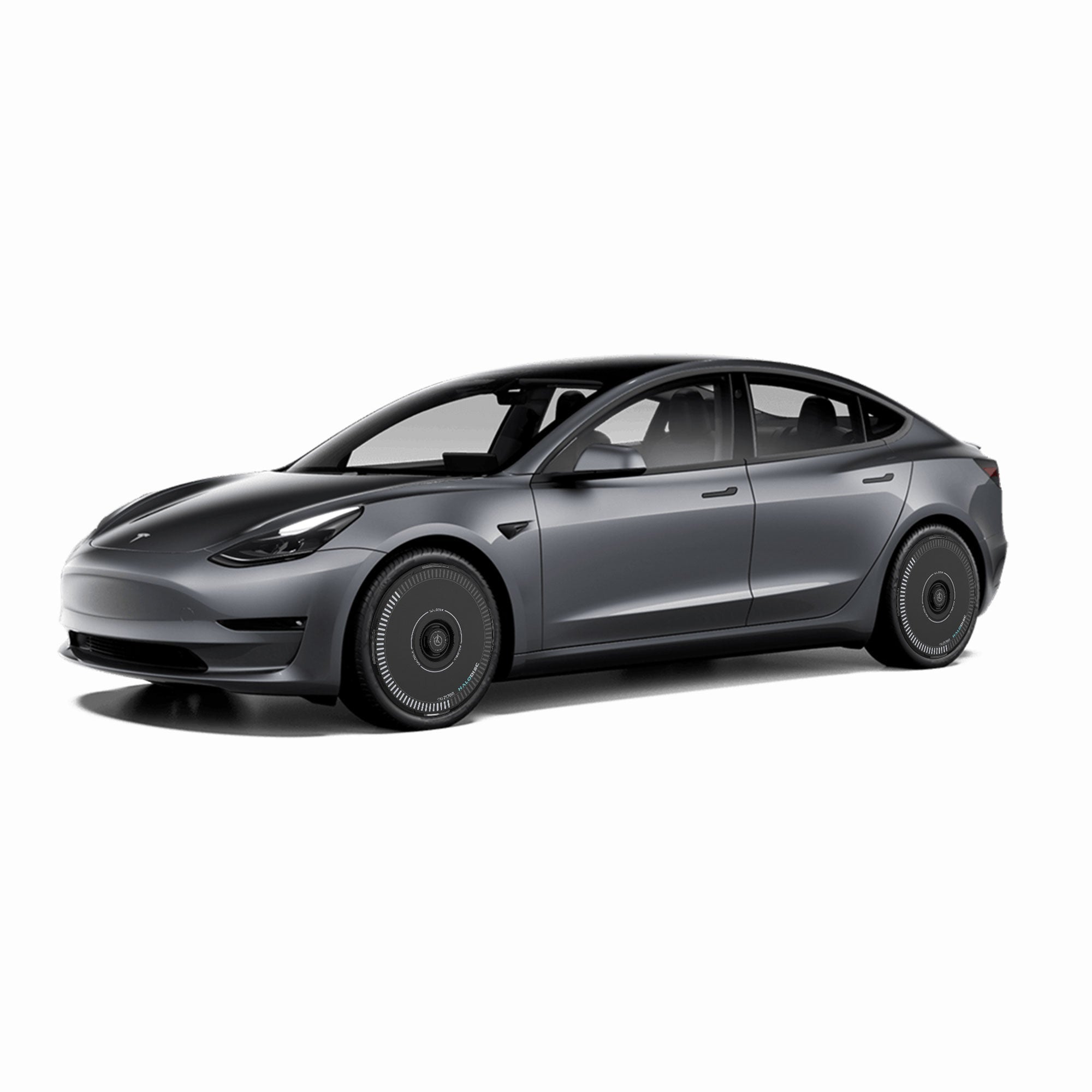 HALODISC 2 Tesla Wheel Covers丨Charging Aftermarket Carbon Fiber Part / Bodykit - Robot Bodykits