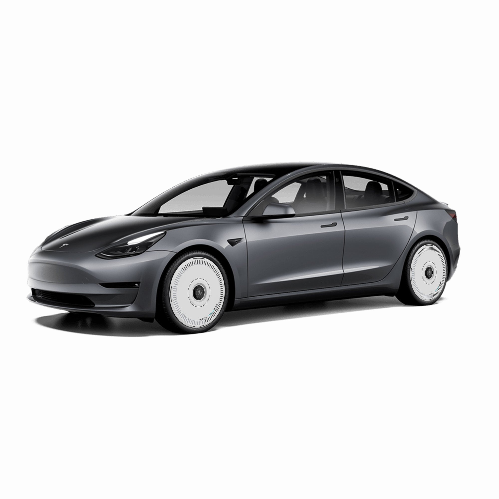 HALODISC 2 Tesla Wheel Covers丨Charging Aftermarket Carbon Fiber Part / Bodykit - Robot Bodykits