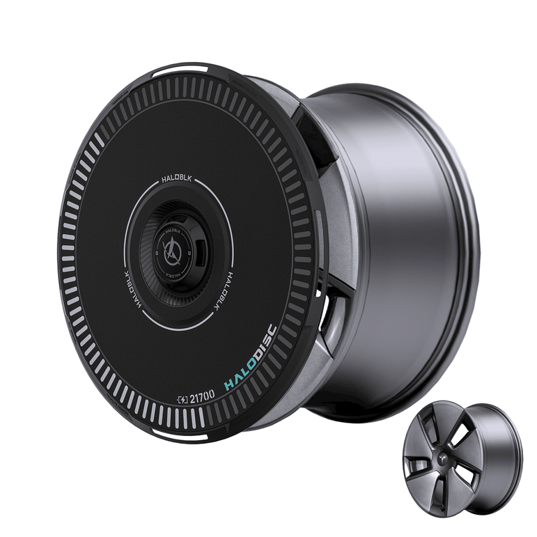 HALODISC 2 Tesla Wheel Covers丨Charging Aftermarket Carbon Fiber Part / Bodykit - Robot Bodykits