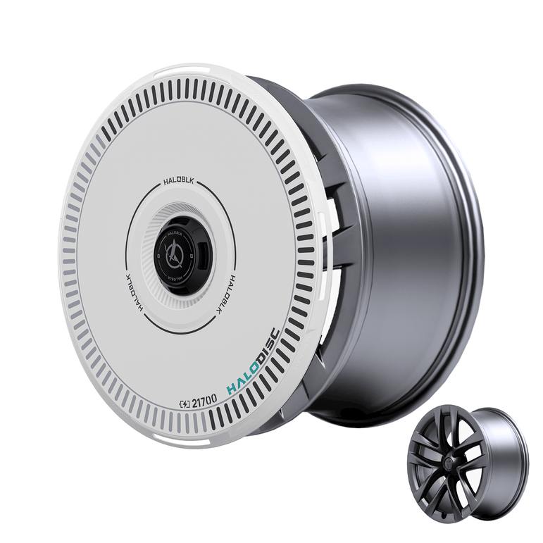 HALODISC 2 Tesla Wheel Covers丨Charging Aftermarket Carbon Fiber Part / Bodykit - Robot Bodykits