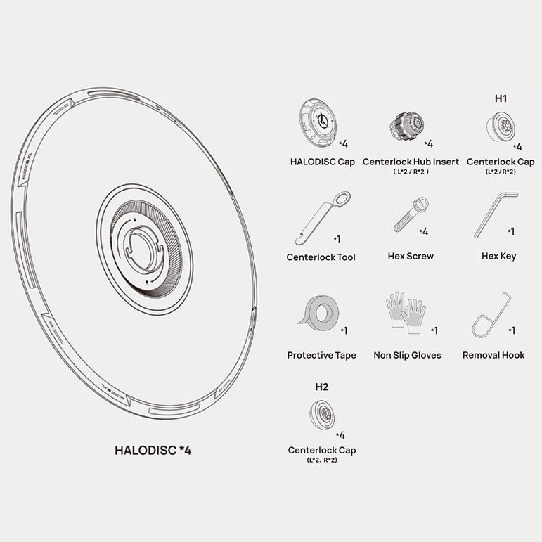 HALODISC 2 Tesla Wheel Covers丨Cyber Track Aftermarket Carbon Fiber Part / Bodykit - Robot Bodykits