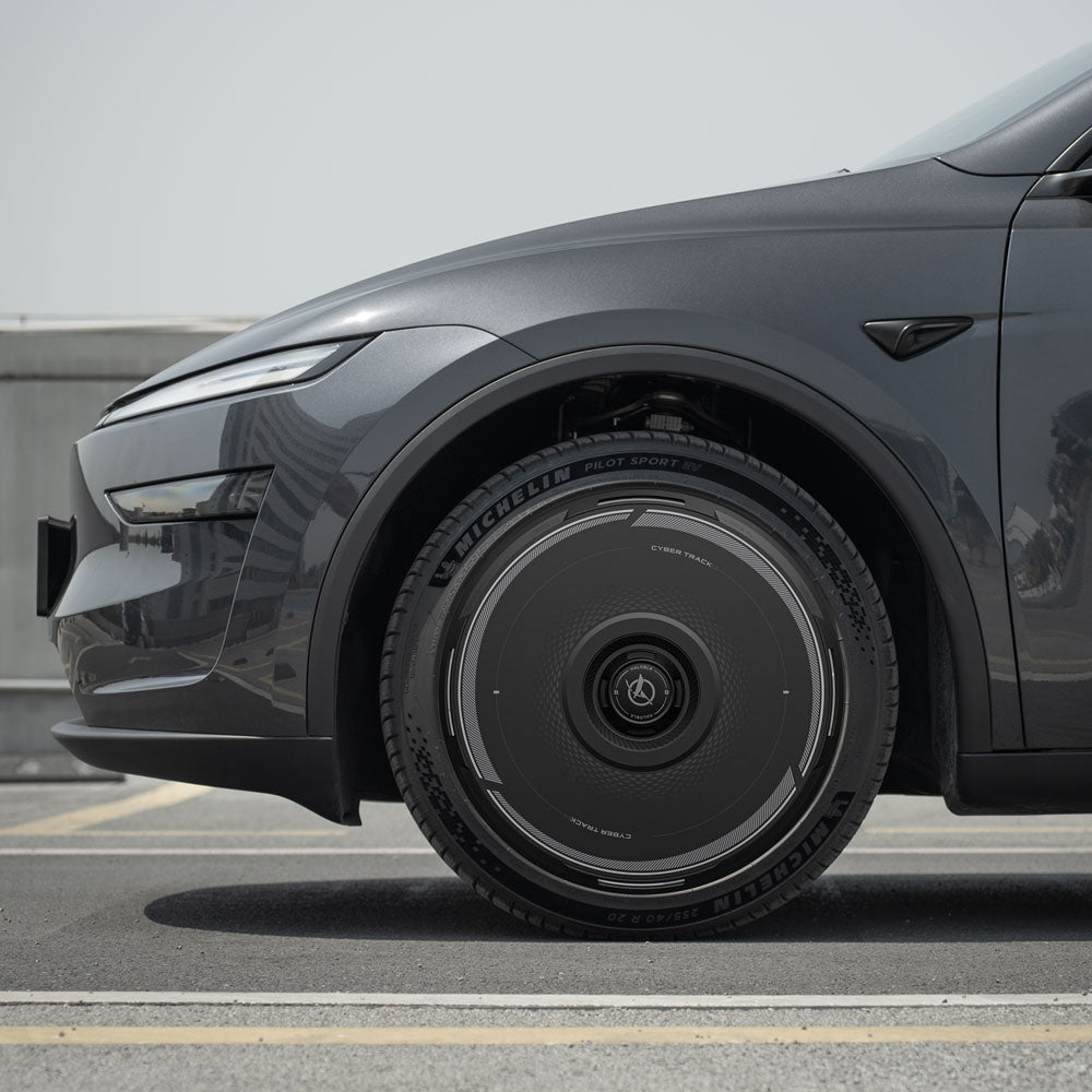 HALODISC 2 Tesla Wheel Covers丨Cyber Track Aftermarket Carbon Fiber Part / Bodykit - Robot Bodykits