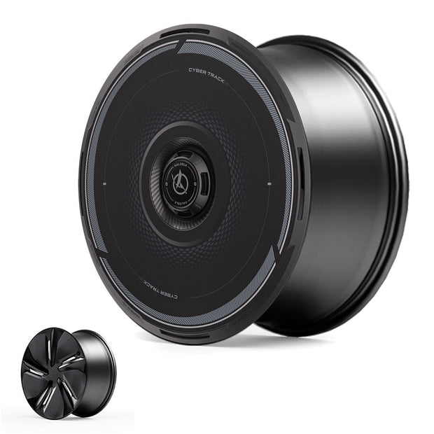 HALODISC 2 Tesla Wheel Covers丨Cyber Track Aftermarket Carbon Fiber Part / Bodykit - Robot Bodykits