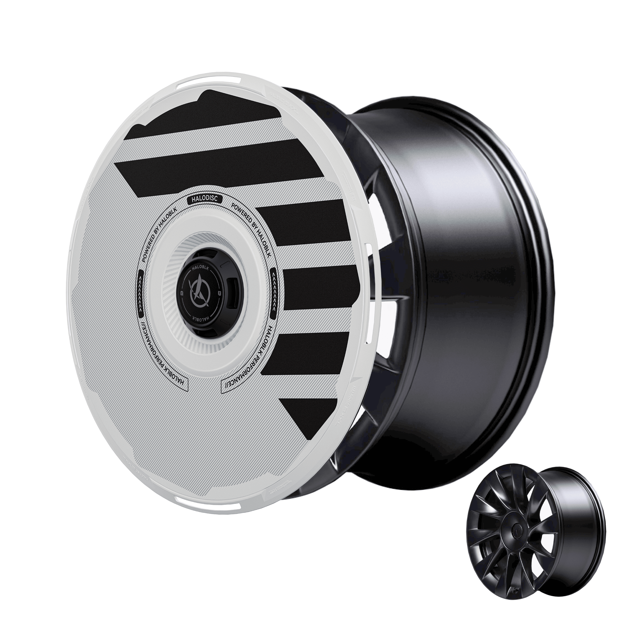HALODISC 2 Tesla Wheel Covers丨H - Industry Aftermarket Carbon Fiber Part / Bodykit - Robot Bodykits