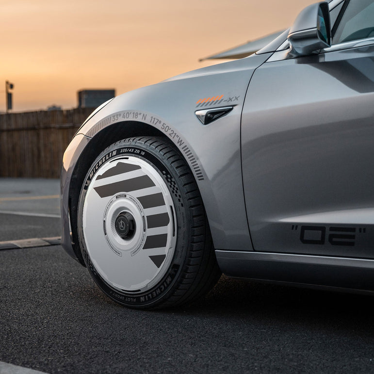 HALODISC 2 Tesla Wheel Covers丨H - Industry Aftermarket Carbon Fiber Part / Bodykit - Robot Bodykits