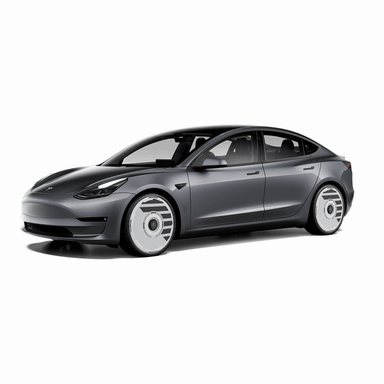 HALODISC 2 Tesla Wheel Covers丨H - Industry Aftermarket Carbon Fiber Part / Bodykit - Robot Bodykits
