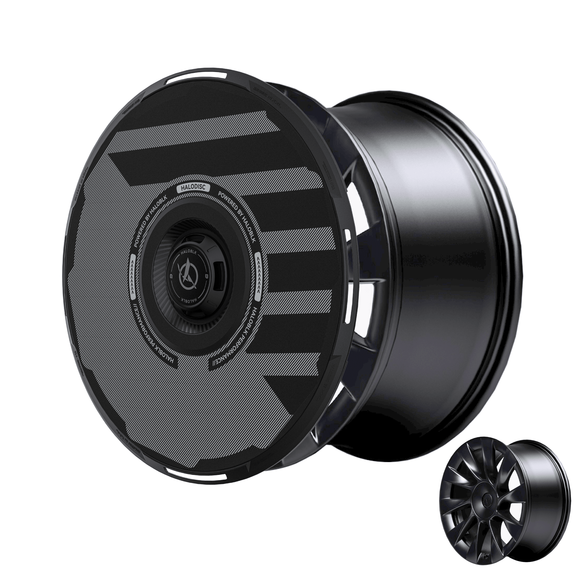 HALODISC 2 Tesla Wheel Covers丨H - Industry Aftermarket Carbon Fiber Part / Bodykit - Robot Bodykits