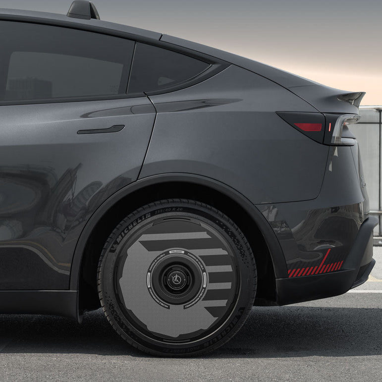 HALODISC 2 Tesla Wheel Covers丨H-Industry Aftermarket Carbon Fiber Part / Bodykit - Robot Bodykits