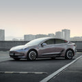 HALODISC 2 Tesla Wheel Covers丨Silver Track Aftermarket Carbon Fiber Part / Bodykit - Robot Bodykits