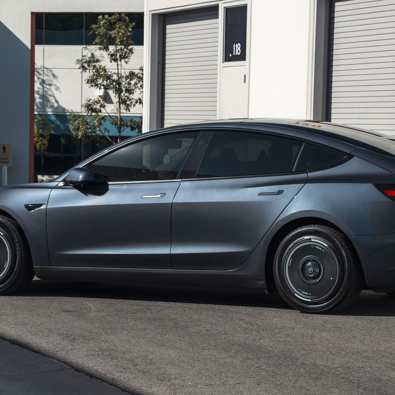 HALODISC 2 Tesla Wheel Covers丨Super Charging Aftermarket Carbon Fiber Part / Bodykit - Robot Bodykits