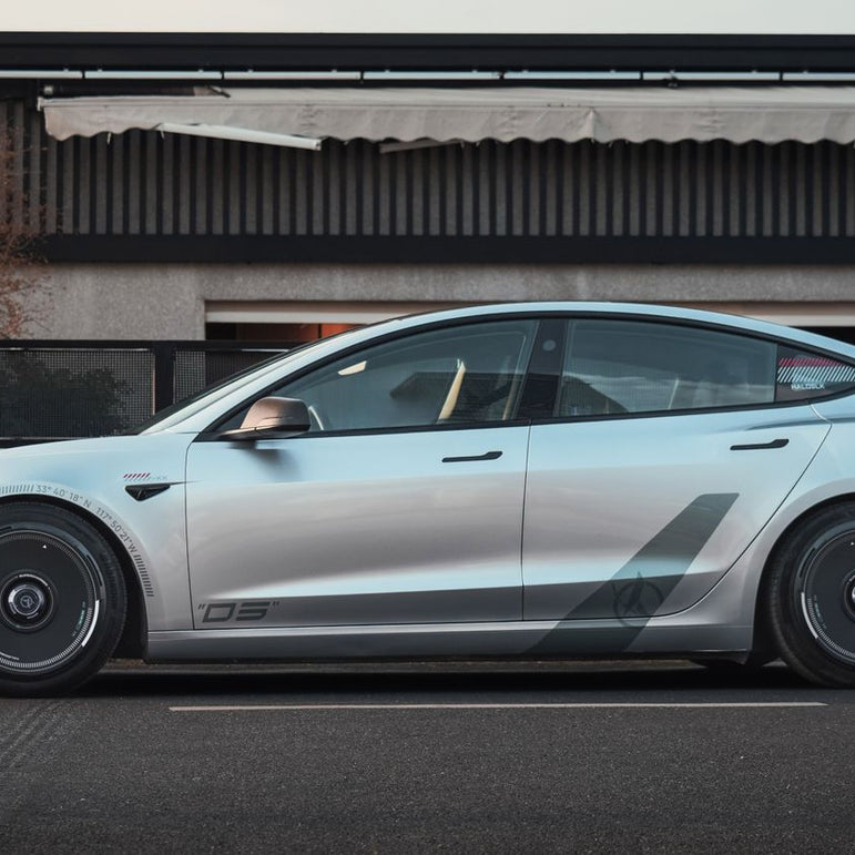 HALODISC 2 Tesla Wheel Covers丨Super Charging Aftermarket Carbon Fiber Part / Bodykit - Robot Bodykits