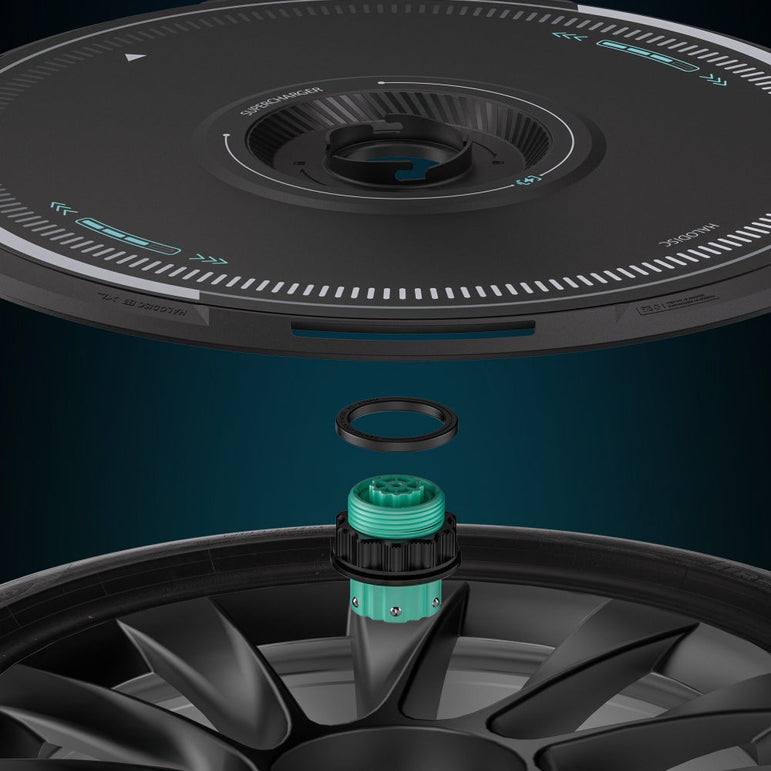 HALODISC 2 Tesla Wheel Covers丨Super Charging Aftermarket Carbon Fiber Part / Bodykit - Robot Bodykits